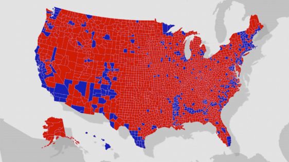 Hărțile electorale din SUA sunt înșelătoare, astfel încât acest designer le-a remediat