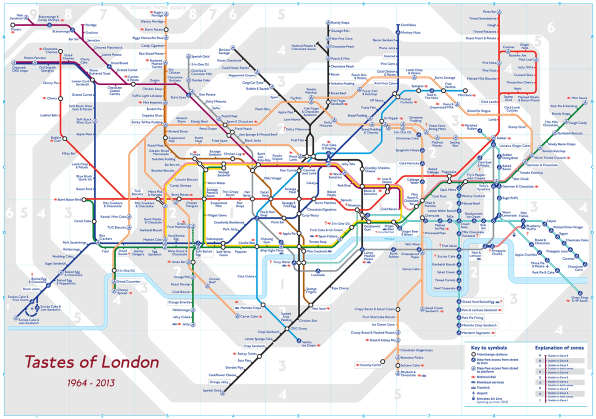 Bu Synesthesia Metro Haritası ile Londra Metrosunu Tadın