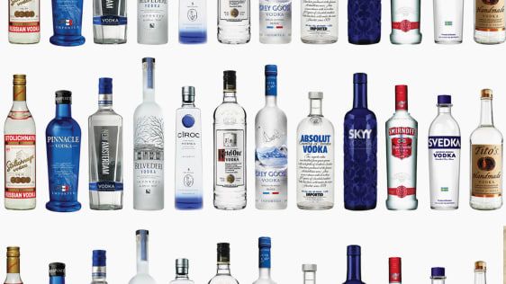 Qual marca de vodka tem a melhor garrafa?