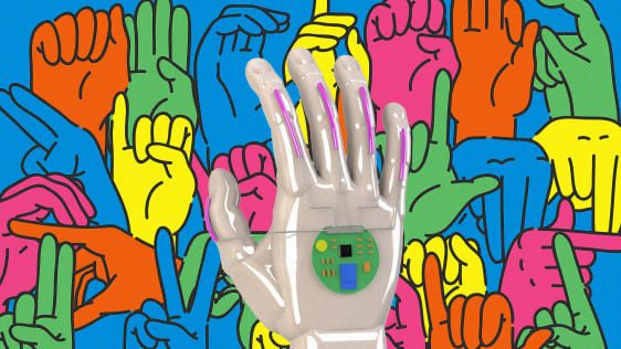 Estos guantes te permiten 'escuchar' el lenguaje de señas