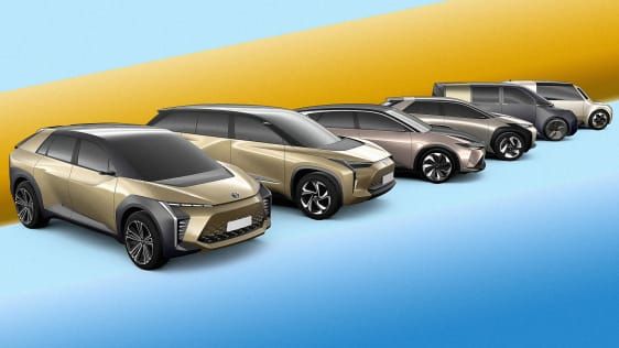 Os novos e arrojados carros elétricos da Toyota não se parecem em nada com o seu amigável Prius
