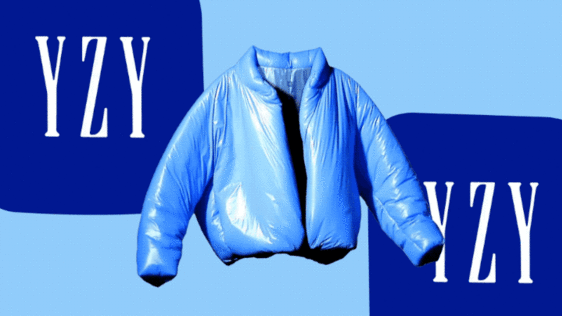 Ang koleksyon ng Yeezy Gap ay nahuhulog sa isang $ 200 electric blue jacket