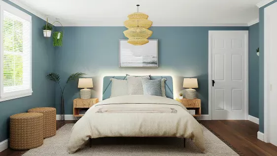 Denna smarta sänggavel är ett luftfilter i förklädd