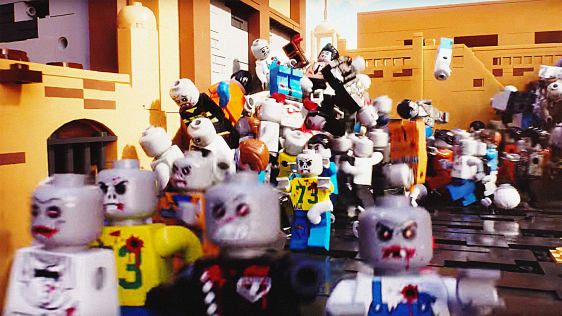Sådan ville en Lego Zombie -film se ud (ikke særlig skræmmende)