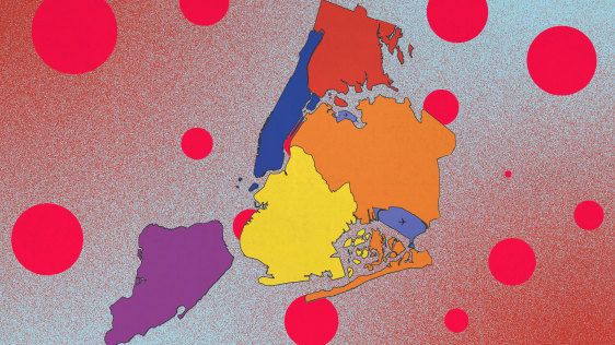 Pontos quentes de NYC COVID: Você está na zona vermelha? Este mapa em tempo real irá mostrar-lhe