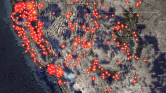 Esses mapas de incêndios florestais da Califórnia permitem que você acompanhe as previsões de incêndio e fumaça da Apple em tempo real