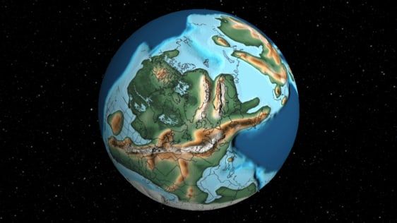 Dette kartet viser hvordan byen din beveget seg de siste 750 millioner årene