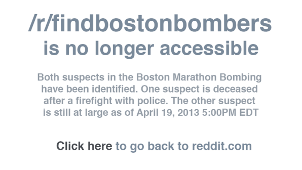 Redditがクラウドソーシングによるボストンマラソン爆撃調査のハブになった経緯