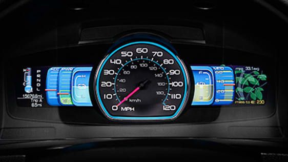 Qual é a economia de combustível do Ford Fusion Hybrid 2010?